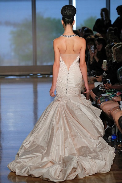 abito da sposa Rhea Ines di Santo Fall 2014 foto zimbio