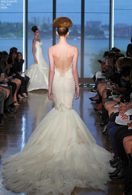 abito da sposa Theia Ines di Santo Fall 2014 foto styleunveiled.com