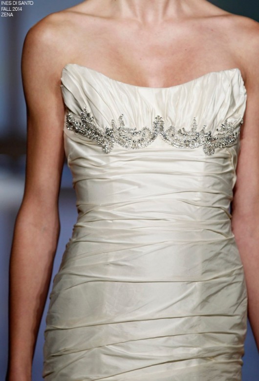abito da sposa Zena Ines di Santo Fall 2014 foto styleunveiled.com 