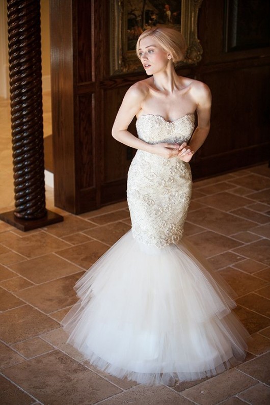 abito da sposa Delphine Sareh Nouri Fall 2014 foto Millie B Photography