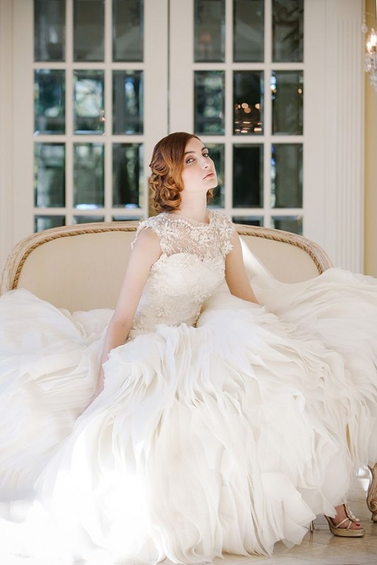 abito da sposa Field of Love Sareh Nouri Fall 2014 foto by Millie B Photography 