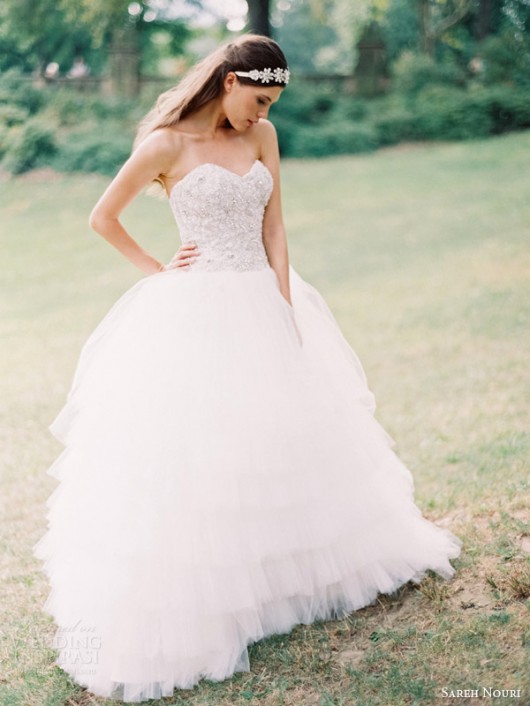 abito da sposa Lily Sareh Nouri Fall 2014 foto weddinginspirasi