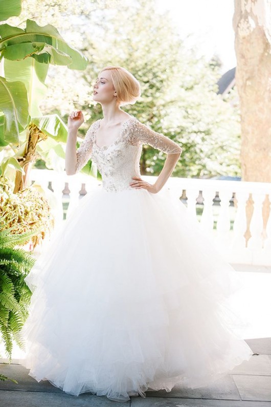 abito da sposa Ziba Sareh Nouri Fall 2014 foto Millie B Photography