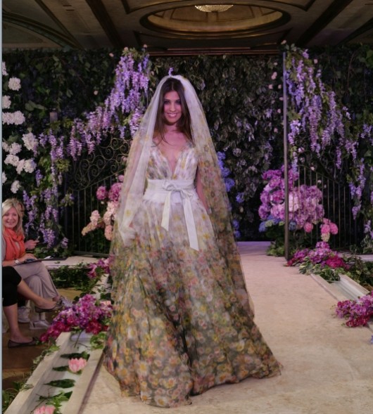 Alessandro Angelozzi Couture 2015 con Ariadna Romero