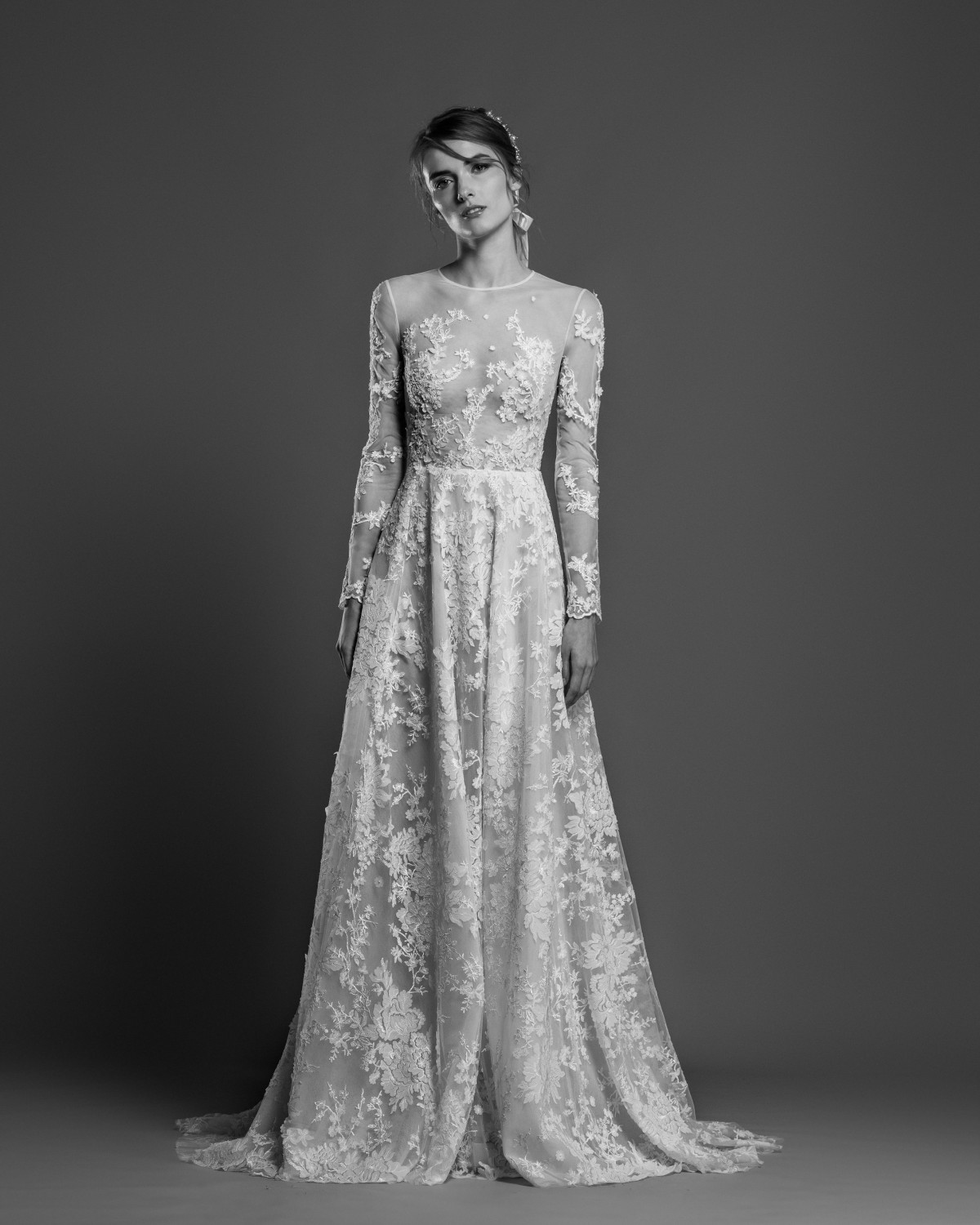 abito da sposa velato ricamato georges-hobeika-spring 2019