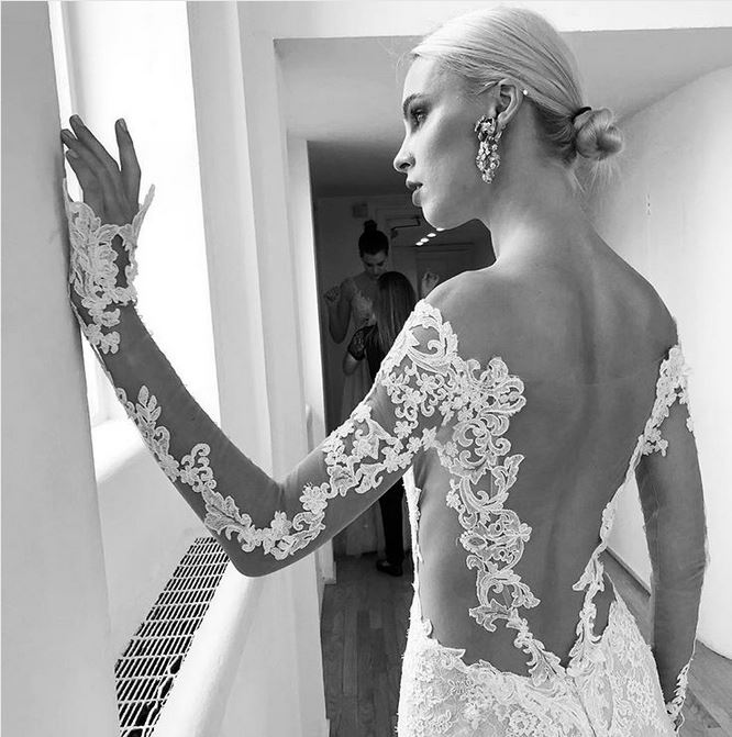 abito da sposa ines-di-santo-fall-2019 effetto tattoo
