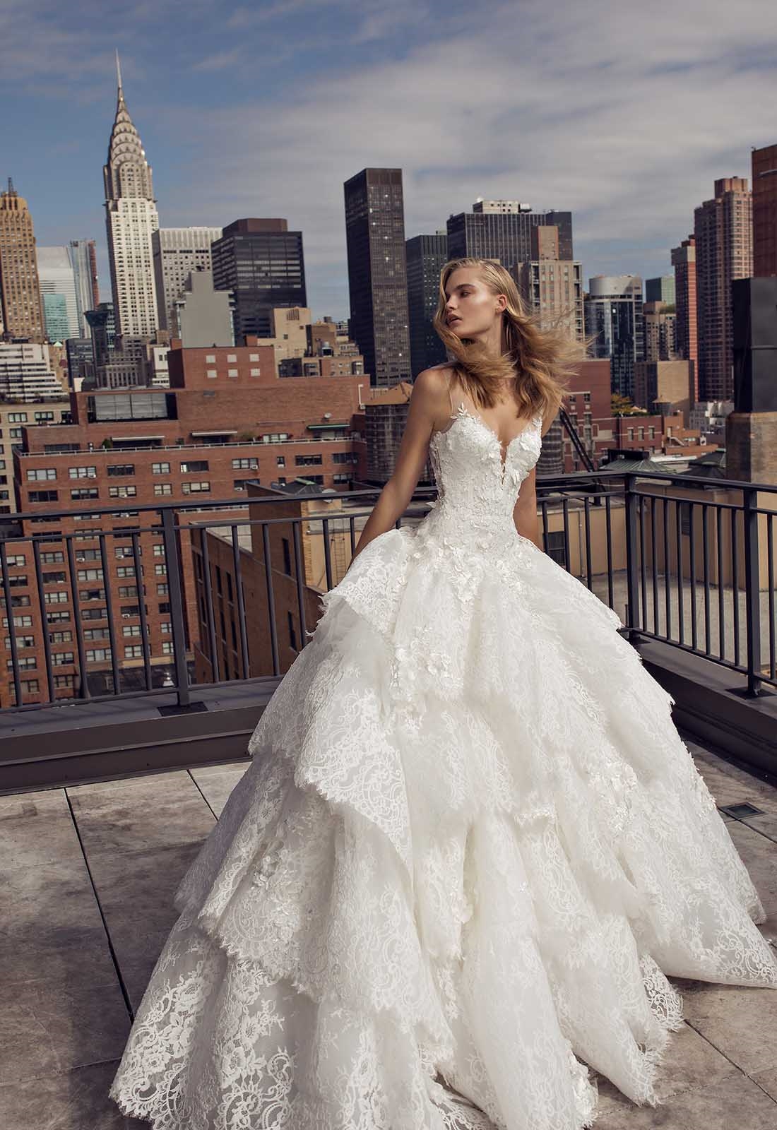abito da sposa pnina-tornai-in pizzo Dream collection