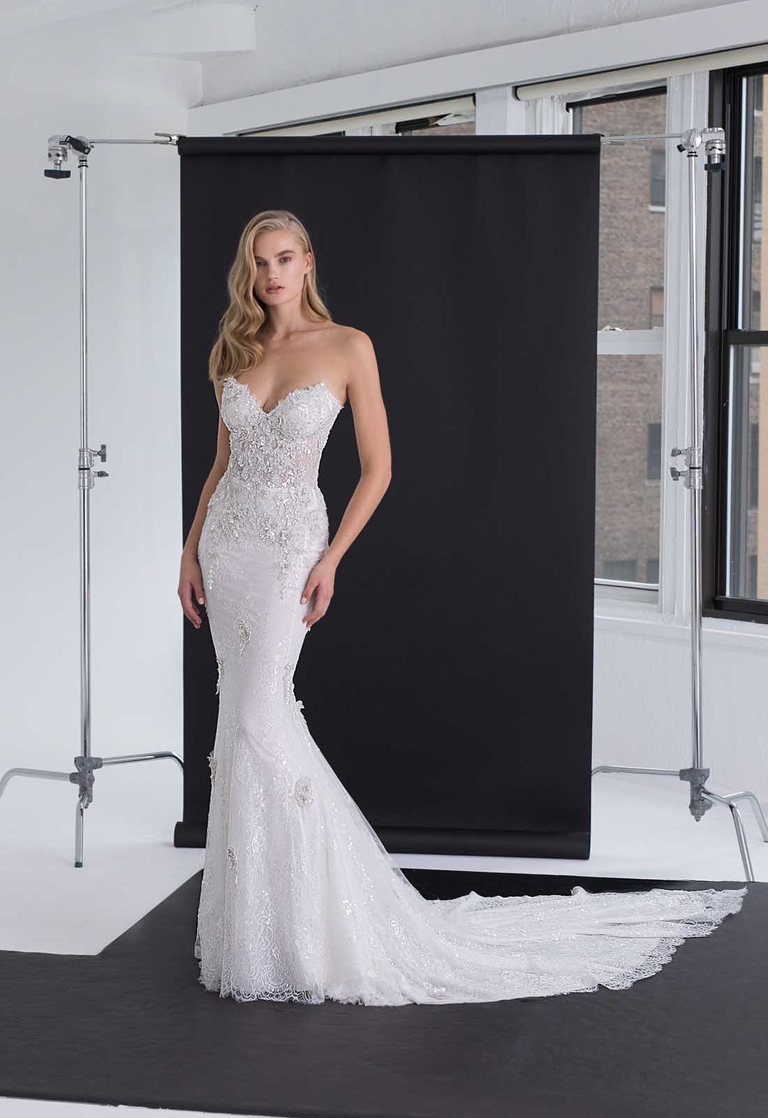 abito da sposa a sirena Pnina Tornai prezzo 10.200 