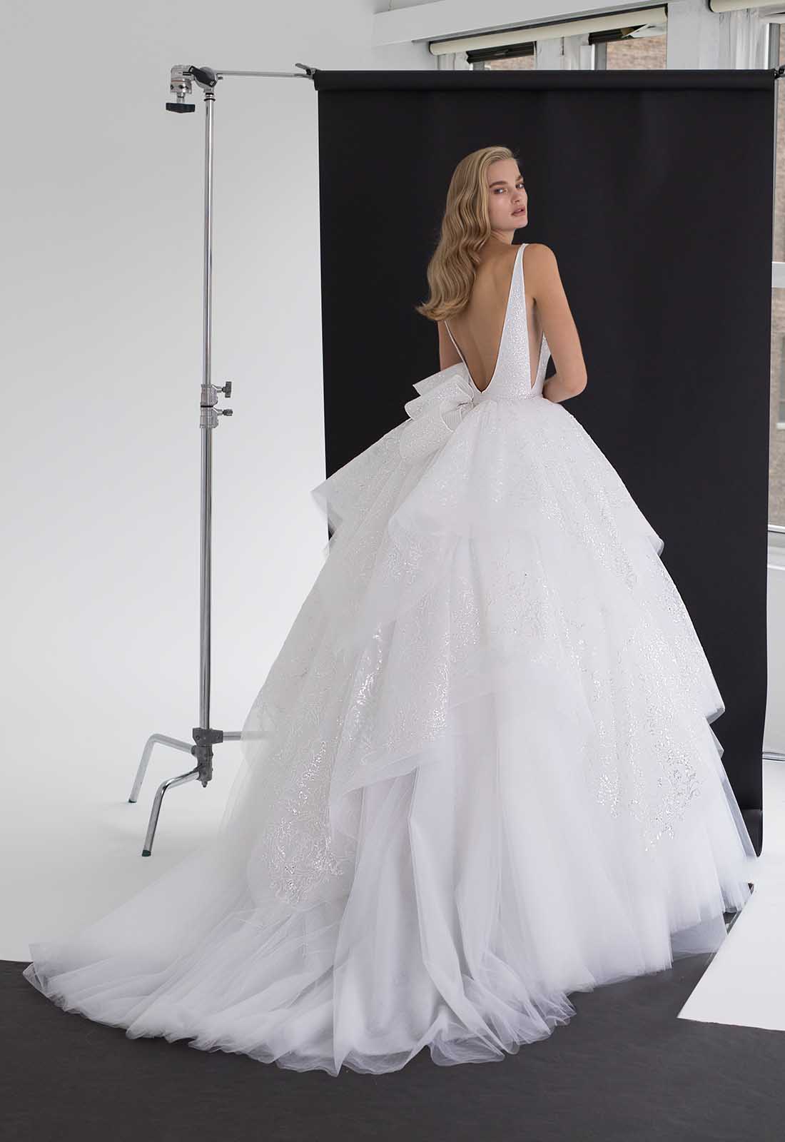 abito da sposa pnina-tornai tulle prezzo 7.200 dollari 