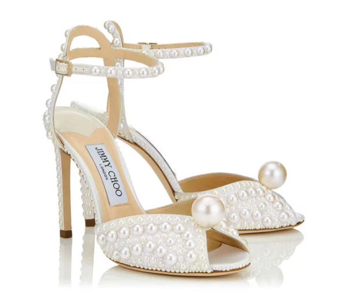 Jimmy Choo scarpe da sposa Sacora prezzo euro 1.475 Jimmy Choo scarpe da sposa Sacora prezzo euro 1.475
