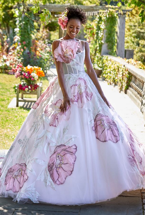 abito da sposa rosa Ines Di Santo sposa Fall 2022 Heritage - Emilia